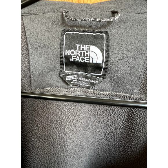 The North Face fleece lined, full zip jacket,  Charcoal & cream, men's size XXL - Picture 3 of 12